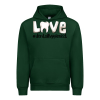 Forest Green love dental hygienist Urban Hoodie - AdoDesignShop