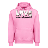 Fuchsia Pink love dental hygienist Urban Hoodie - AdoDesignShop