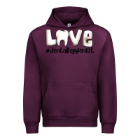 Mauve Wine love dental hygienist Urban Hoodie - AdoDesignShop