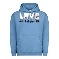 Pigment Pebble Blue love dental hygienist Urban Hoodie - AdoDesignShop
