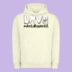 Love Dental Hygienist Urban Hoodie Designed By Adodesignshop