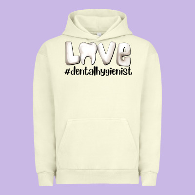 Love Dental Hygienist Urban Hoodie Designed By Adodesignshop