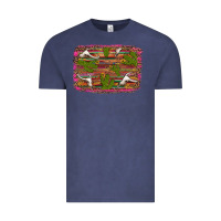 Vintage Denim cinco de mayo bullskull and cactus Vintage Tee - Artiststas