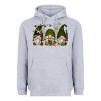 Heather Grey hunter gnomes Heavyweight Hoodie - Zillion Design Studio