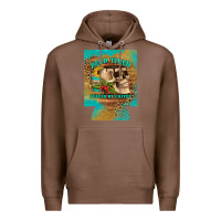 Chestnut dead tired fueled by coffee 12 oz can cooler (regular) Premium Hoodie - Artiststas