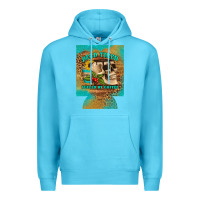 Ocean Blue dead tired fueled by coffee 12 oz can cooler (regular) Premium Hoodie - Artiststas