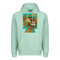 Seafoam dead tired fueled by coffee 12 oz can cooler (regular) Premium Hoodie - Artiststas