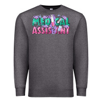 Charcoal Heather medical assistant Premium Sweatshirt - texasbilliewilder
