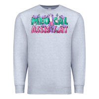 Heather Grey medical assistant Premium Sweatshirt - texasbilliewilder