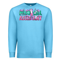 Ocean Blue medical assistant Premium Sweatshirt - texasbilliewilder