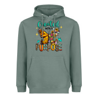 Sage created with a purpose Heavyweight Hoodie - RanaPortraitStore