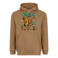 Toasted Coconut created with a purpose Heavyweight Hoodie - RanaPortraitStore