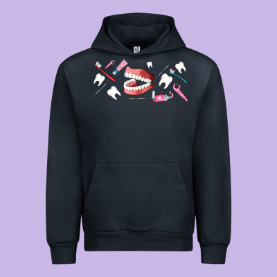 Dentist Elements Urban Hoodie Designed By Adodesignshop