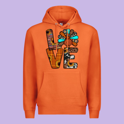 Turkey Love Premium Hoodie Designed By Jahusdesignshop