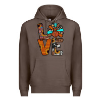 Coffee turkey love Premium Hoodie - JahusDesignShop