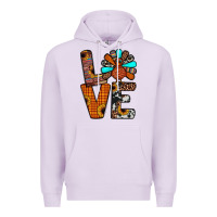 Lilac turkey love Premium Hoodie - JahusDesignShop