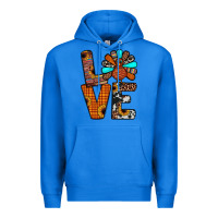 True Royal turkey love Premium Hoodie - JahusDesignShop