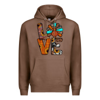 Chestnut turkey love Premium Hoodie - JahusDesignShop