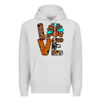 Dove Grey turkey love Premium Hoodie - JahusDesignShop