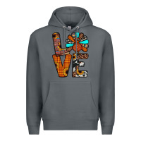 Rock turkey love Premium Hoodie - JahusDesignShop