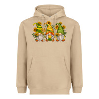 Mushroom sunflower gnomes Heavyweight Hoodie - Zillion Design Studio