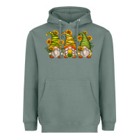 Sage sunflower gnomes Heavyweight Hoodie - Zillion Design Studio