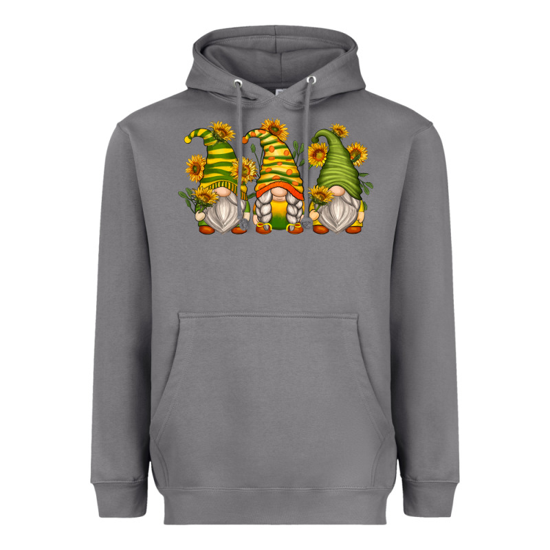 Sunflower Gnomes Heavyweight Hoodie by Zillion Design Studio | Teevron
