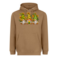Toasted Coconut sunflower gnomes Heavyweight Hoodie - Zillion Design Studio