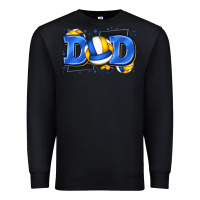 Black dad volleyball Premium Sweatshirt - Zillion Design Studio