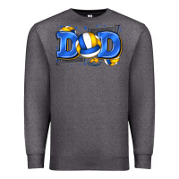 Charcoal Heather dad volleyball Premium Sweatshirt - Zillion Design Studio