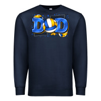 Navy dad volleyball Premium Sweatshirt - Zillion Design Studio