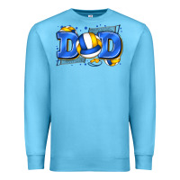 Ocean Blue dad volleyball Premium Sweatshirt - Zillion Design Studio