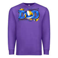 Purple dad volleyball Premium Sweatshirt - Zillion Design Studio