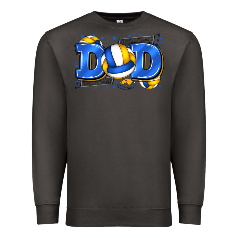 Dad Volleyball Premium Sweatshirt by Zillion Design Studio | Teevron