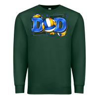 Sports Green dad volleyball Premium Sweatshirt - Zillion Design Studio