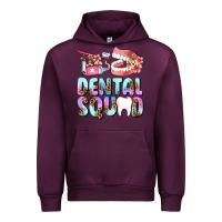 Mauve Wine dental squad Urban Hoodie - AdoDesignShop