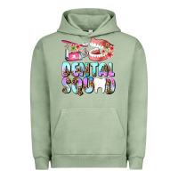Pigment Oil Green dental squad Urban Hoodie - AdoDesignShop