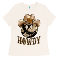 Bone howdy smiley face Ladies Tee - BarkalooDesign