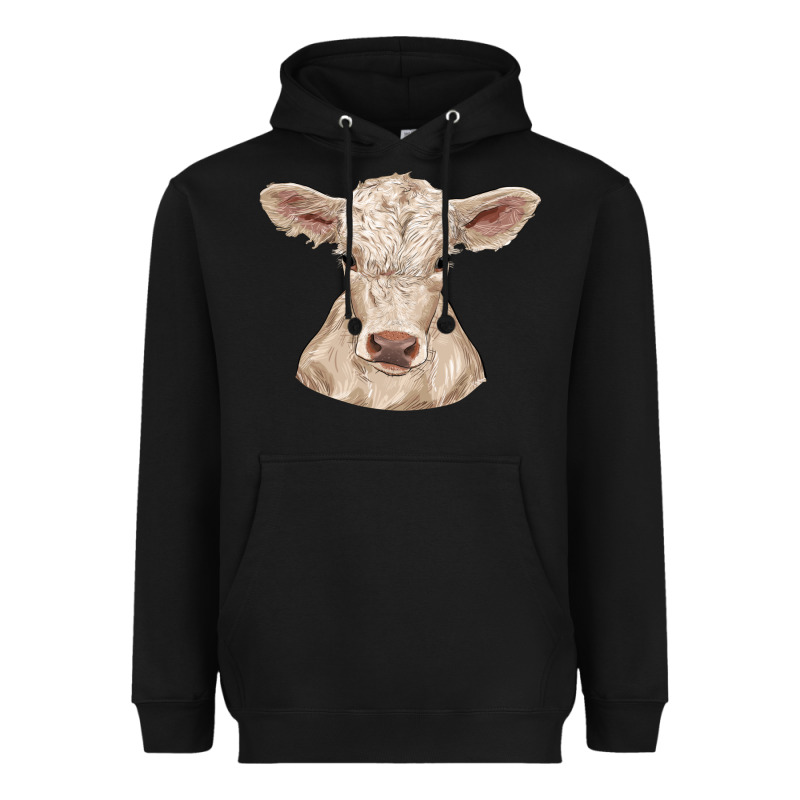 Charolais Calf Heavyweight Hoodie by RanaPortraitStore | Teevron