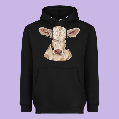 Heavyweight Hoodie charolais calf