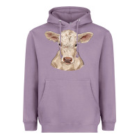 Lavender charolais calf Heavyweight Hoodie - RanaPortraitStore