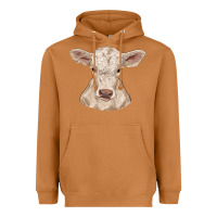 Meerkat charolais calf Heavyweight Hoodie - RanaPortraitStore