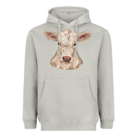 Moon Dust charolais calf Heavyweight Hoodie - RanaPortraitStore