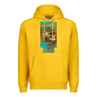 Lemon dead tired fueled by coffee 12 oz can cooler  (slim) Premium Hoodie - Artiststas