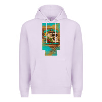 Lilac dead tired fueled by coffee 12 oz can cooler  (slim) Premium Hoodie - Artiststas
