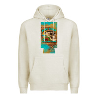 Oatmeal Heather dead tired fueled by coffee 12 oz can cooler  (slim) Premium Hoodie - Artiststas