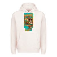 Pale Pink dead tired fueled by coffee 12 oz can cooler  (slim) Premium Hoodie - Artiststas