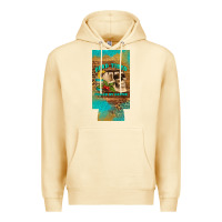 Pina Colada dead tired fueled by coffee 12 oz can cooler  (slim) Premium Hoodie - Artiststas