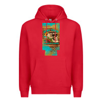 Red dead tired fueled by coffee 12 oz can cooler  (slim) Premium Hoodie - Artiststas
