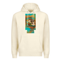 Sandshell dead tired fueled by coffee 12 oz can cooler  (slim) Premium Hoodie - Artiststas